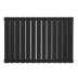 Baridi DH346 Horizontal Radiator Contemporary Double Flat Panel Design 600 x 910mm - Black