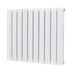 Baridi DH350 Horizontal Radiator Contemporary Double Flat Panel Design 600 x 700mm - White