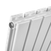 Baridi DH350 Horizontal Radiator Contemporary Double Flat Panel Design 600 x 700mm - White