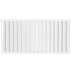Baridi DH352 Horizontal Radiator Contemporary Double Flat Panel Design 600 x 1190mm – White