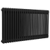 Baridi DH365 Horizontal Traditional 2 Column Radiator 600 x 1147mm - Black