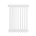 Baridi DH366 Horizontal Traditional 2 Column Radiator 600 x 427mm - White