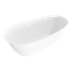 Baridi DH415 Double-Ended Slim Rim Bath with Overflow System 140cm - Gloss White