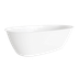 Baridi DH416 Double-Ended Slim Rim Bath with Overflow System 150cm - Gloss White