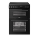 Baridi DH429 60cm Freestanding Cooker with 99L Double Cavity & Ceramic Hob - Black