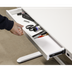 Dellonda DH54 Single Motor Ultra-Quiet Electric Desk with Control Panel, USB Port & Drawer - White Desktop