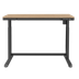 Dellonda DH65 Single Motor Ultra-Quiet Electric Desk with Control Panel, USB Port & Drawer - Oak Desktop