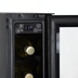 Baridi DH76 7 Bottle Extra-Slim Undercounter Wine Fridge with Digital Touch Screen Controls & LED Light - Black
