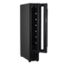 Baridi DH76 7 Bottle Extra-Slim Undercounter Wine Fridge with Digital Touch Screen Controls & LED Light - Black