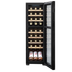 Baridi DH90 27 Bottle Dual Zone Wine Fridge with Digital Touch Screen Controls, Beech Wood Shelves & LED Light - Black