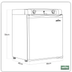 Dellonda DL158 3-Way Fridge 40L