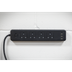 Sealey EL34USBB 2.6m Extension Lead with USB Ports - Black