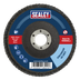Sealey FD10040 100mm Zirconium Flap Disc 40Grit 16mm Bore