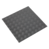 Sealey FT1S Vinyl Floor Tile with Peel & Stick Backing Silver Treadplate - Pack of 16