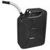 Sealey JC20SCB Screw Cap Metal Jerry Can 20L - Black