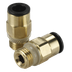 John Guest JGBC814 Brass SuperThread Straight Adaptor 8mm x 1/4"BSP - Pack of 2