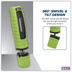 Sealey LED360G Rechargeable 360° Inspection Light 8W & 3W SMD LED - Green