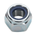 Sealey NLN12 Zinc Plated Nylon Locknut M12, DIN 982 - Pack of 25