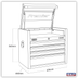 Sealey PTB66004SS Premier Heavy-Duty Topchest 4 Drawer 675mm - Stainless Steel