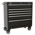 Sealey PTB93006 Premier Heavy-Duty Rollcab 930mm 6 Drawer - Black