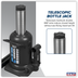 Sealey PTBJ10S Viking Telescopic Bottle Jack 10 Tonne
