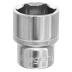 Sealey S0660 Siegen Socket 1/2"Sq Drive 23mm