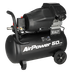 Sealey SAC5030VA 50L V-Twin Direct Drive Air Compressor 3hp