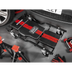 Sealey SCR101S Premier Steel Creeper with 4 Rough Ground 5" Wheels & Adjustable Back/Headrest
