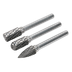 Sealey SDBK3 Tungsten Carbide Rotary Burr Set 3pc