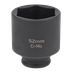 Sealey SX010 Impact Socket 1/2"Sq Drive 52mm