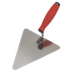 Sealey T1205 Stainless Steel Triangular Brick Trowel with Rubber Handle 180mm