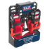 Sealey TD1202SR Slide Ratchet Strap Polyester Webbing with S-Hooks 32mm x 3m 1200kg Breaking Strength