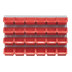 Sealey TPS130 Bin & Panel Combination 24 Bins - Red