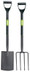 Draper 83971 Carbon Steel Garden Fork and Spade Set, Black