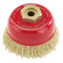Draper Expert 52634 Brassed Steel Crimped Wire Cup Brush, 60mm, M10