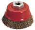 Draper Expert 52635 Brassed Steel Crimped Wire Cup Brush, 60mm, M14
