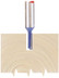 Draper 75330 TCT Router Bit, 1/4" Straight, 3 x 11mm