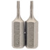 Draper 66338 TX-STAR Insert Bit, 1/4" Hex, 25mm Long, T6 (Pack of 2)