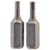 Draper 63961 Hexagonal Insert Bit, 2.5mm, 1/4" Hex, 25mm Long (Pack of 2)