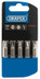 Draper 64008 Plain Slot Insert Bit, 4.5 mm, 1/4" Hex, 25mm Long (Pack of 5)