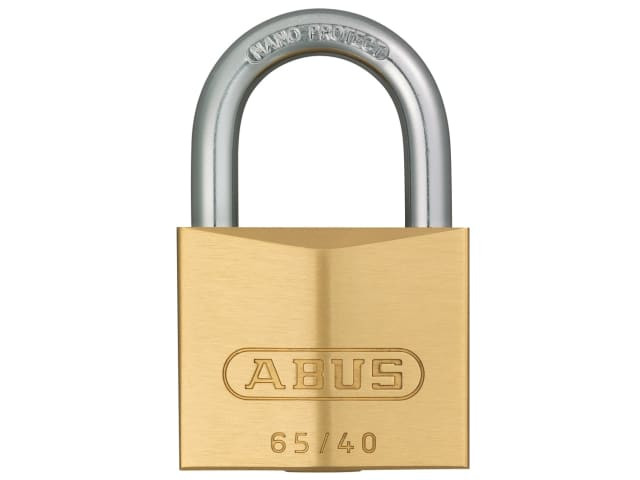 ABUS 65/40mm Brass Padlock Keyed Alike 405