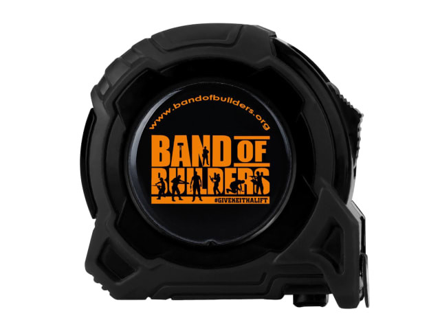 Band Of Builders ATM4-8025BOB Band Of Builders Tape Measure 8m/26ft (Width 25mm) - BOB8MTAPE