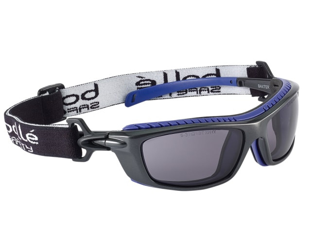 Bolle Safety BAXPSF BAXTER PLATINUM Safety Goggles - Smoke
