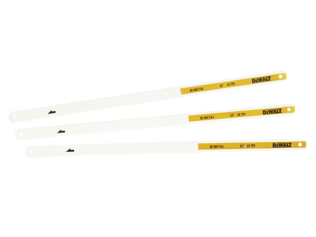 DeWalt DWHT0-20558 Mixed Hacksaw Blade Pack, 3 Piece