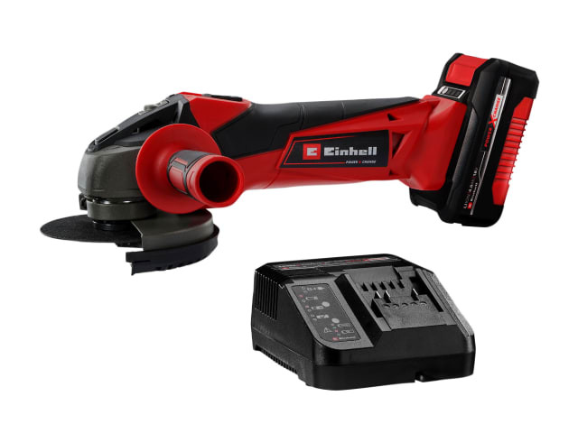 Einhell 4431133 TC-AG 18/115 Li Power X-Change Angle Grinder 115mm 18V 1 x 4.0Ah Li-ion