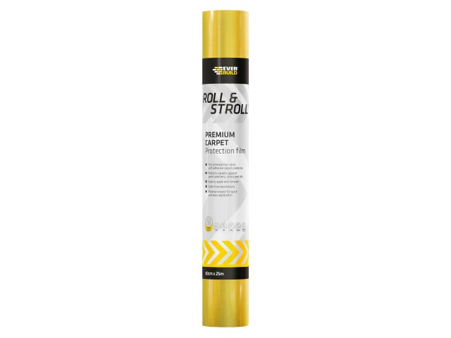 Everbuild Sika 462111 Roll & Stroll Premium Carpet Protector 600mm x 25m