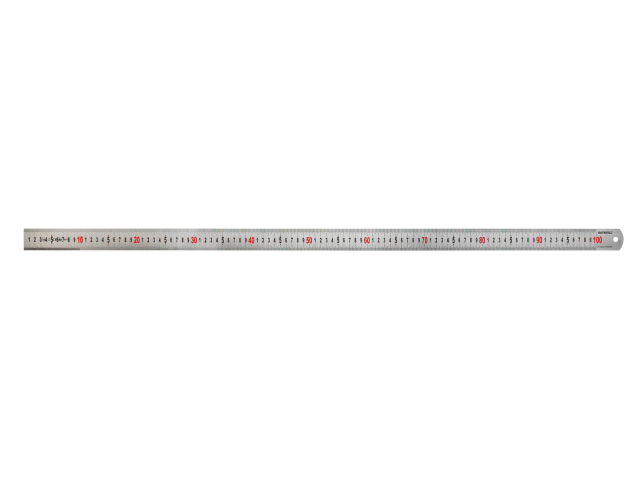 Faithfull Matt Silver Measuring Rule 1000mm