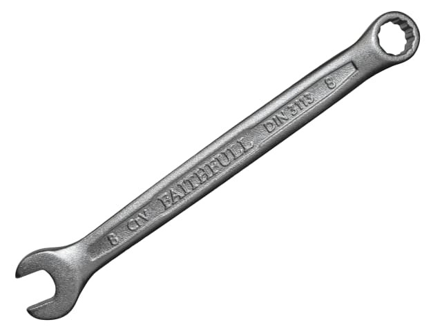 Faithfull Combination Spanner CV Satin Finish 9mm