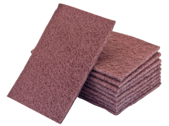 Flexipads World Class 34005 Hand Pads Maroon Very Fine 230 x 150mm (Pack 10)
