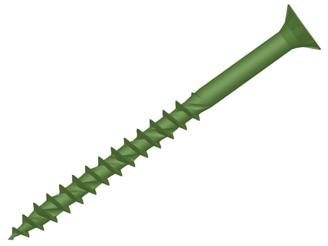 ForgeFix FFDS5100GT ForgeFast TORX Compatible Decking Screws CSK Green 5.0x100 T25 Tub 300
